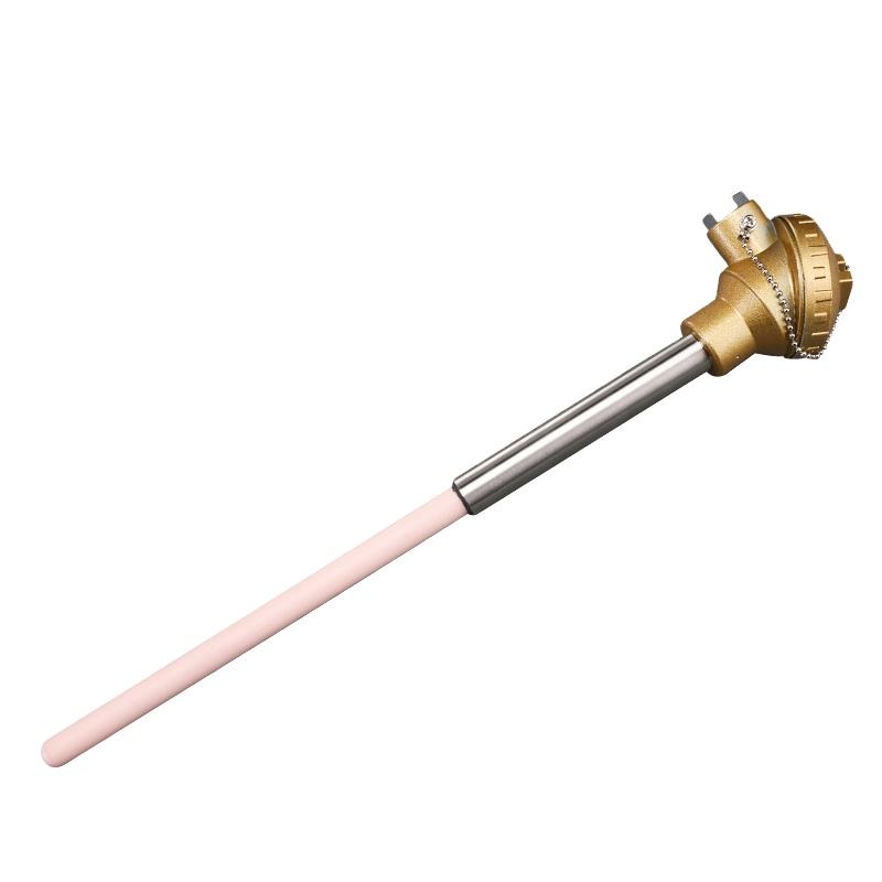 Sonda de sensor de alta temperatura para forno de termopar de platina-ródio tipo S/B/R de 0,2–0,4 mm de diâmetro para metais fundidos