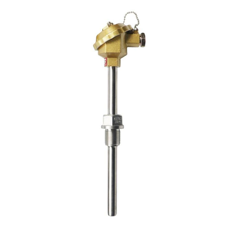 Termopar isolado, à prova d'água e resistente ao desgaste, material de aço inoxidável 1800°C Termopar tipo K PT100 Termopar de sonda tipo RTD