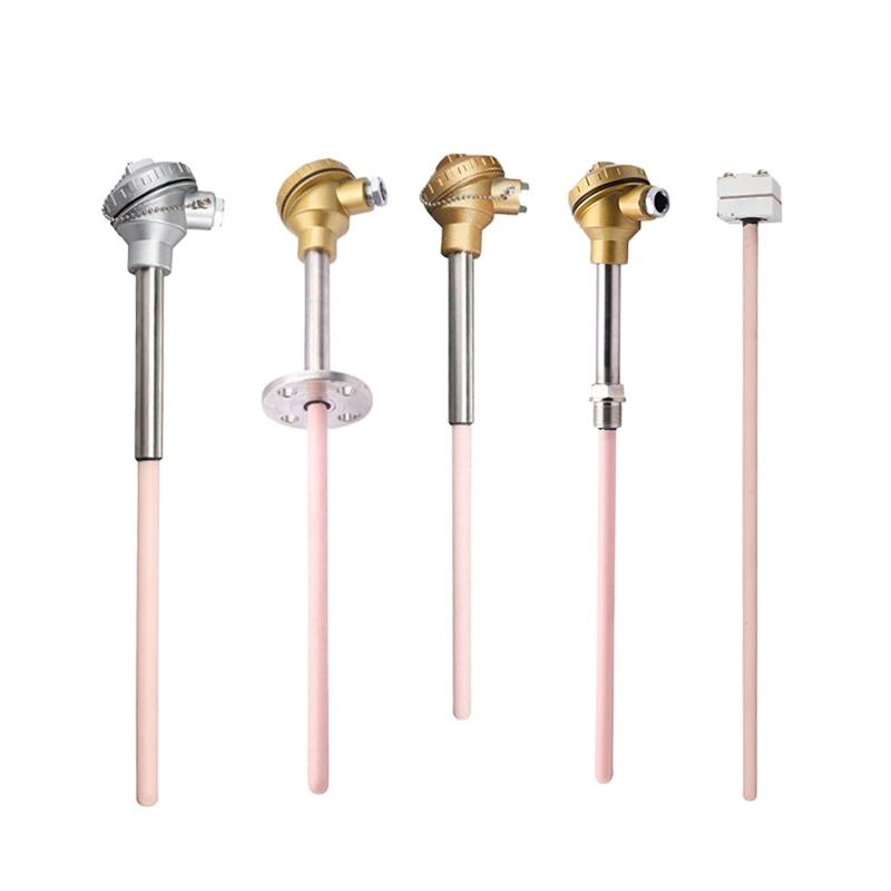 Sonda de sensor de alta temperatura para forno de termopar de platina-ródio tipo S/B/R de 0,2–0,4 mm de diâmetro para metais fundidos