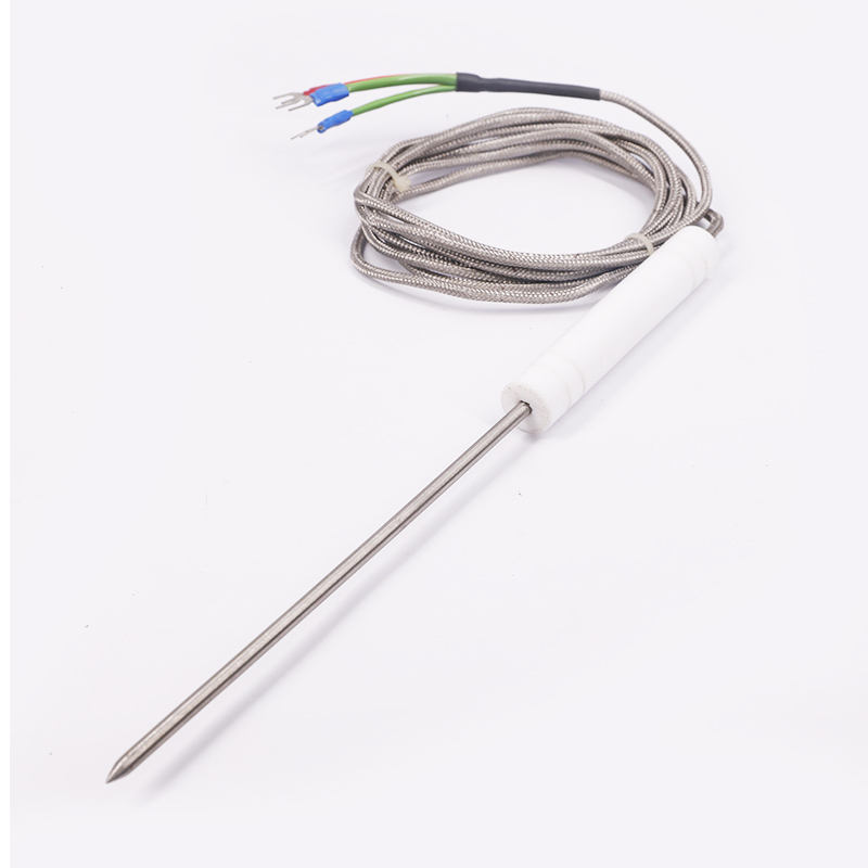 Sensor de temperatura de sonda de qualidade alimentar pt1000 pt100 ntc termopar de sonda de aço inoxidável para churrascos e fornos de carne