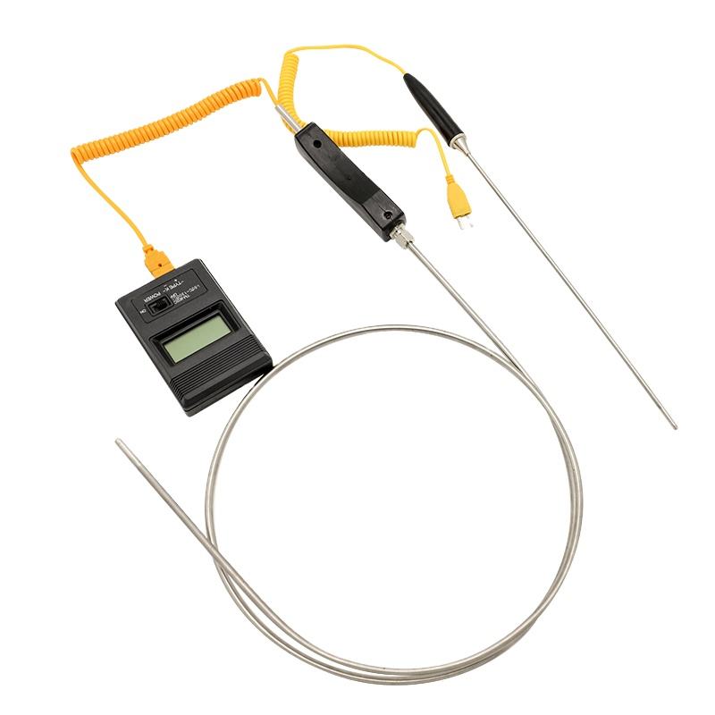 Termopar portátil certificado PT100K tipo sonda de medição de termopar flexível com sensor de temperatura