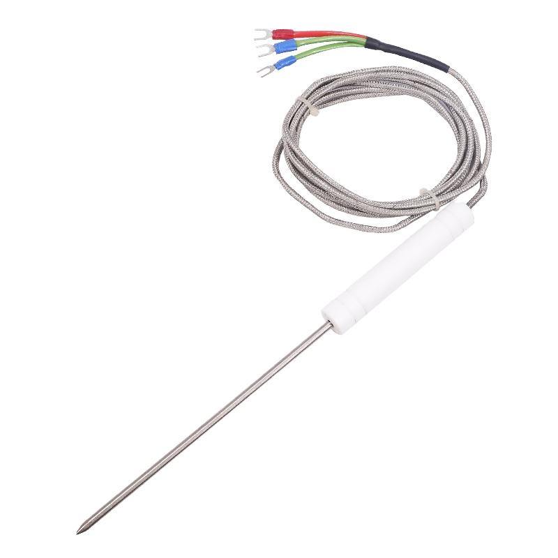 Sensor de temperatura de sonda de qualidade alimentar pt1000 pt100 ntc termopar de sonda de aço inoxidável para churrascos e fornos de carne