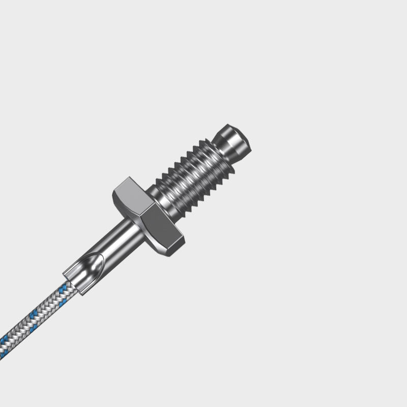 Sensor de temperatura compacto de nível industrial com montagem em parafuso de aço inoxidável Sonda PT100K (M6/M8) Termopar