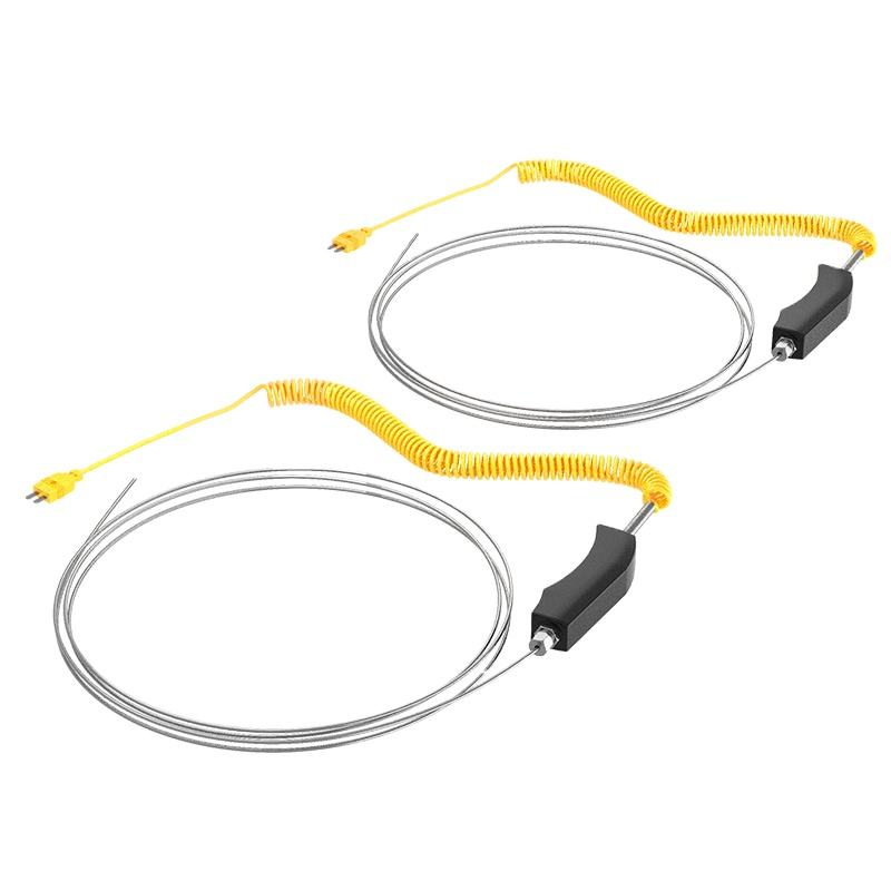 Termopar portátil certificado PT100K tipo sonda de medição de termopar flexível com sensor de temperatura