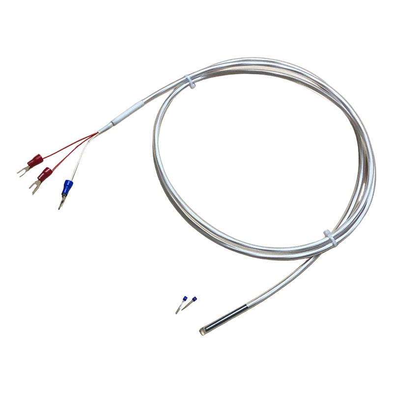 Sensor de temperatura industrial pt100 rtd, termistor de platina de 3 fios, sonda de termopar de 50mm