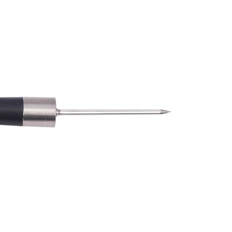 Sonda de 3mm de diâmetro, sensor de temperatura rtd pt100 de 3 fios, portátil, tipo k, termopar de 1 metro, sonda de agulha de aço inoxidável