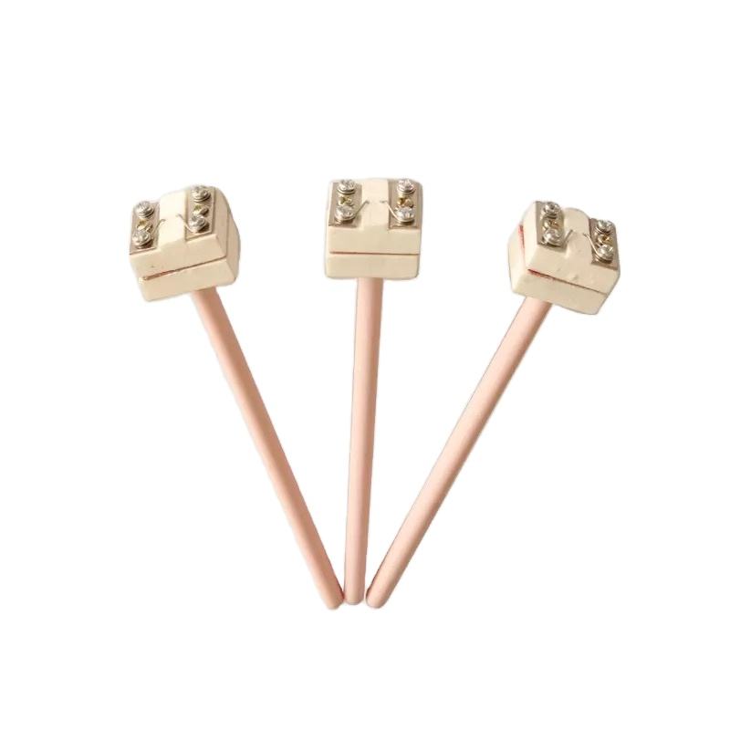 Termopar cerâmico industrial de alta temperatura BRS platina-ródio 1800°C